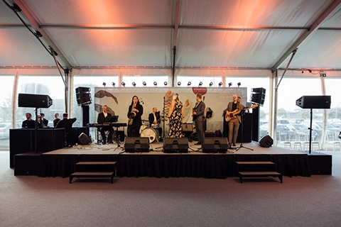 party band hat over heels