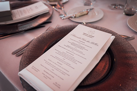 menu card event planner