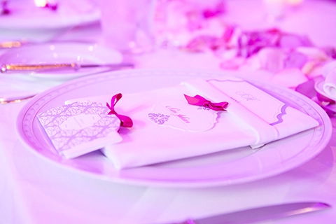 fuschl wedding menu card