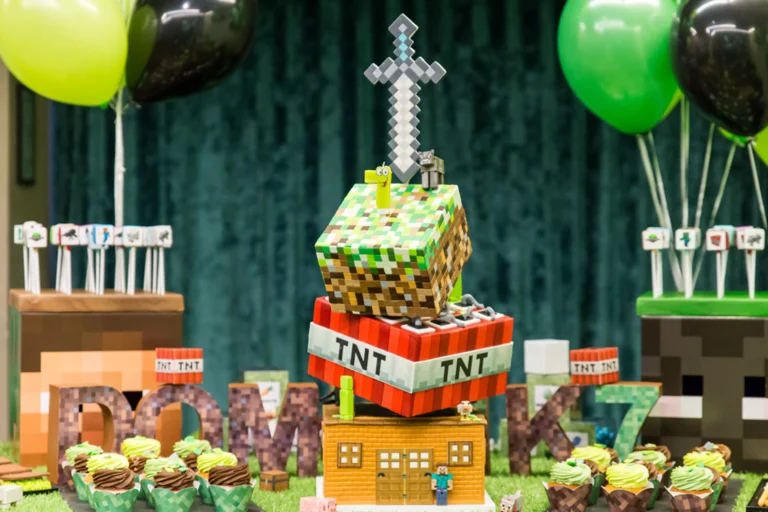 minecraft kids party vienna