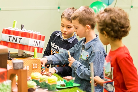 minecraft themed birthday party vienna