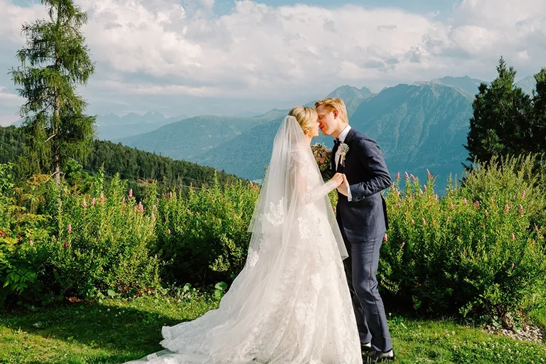 wedding couple alps tyrol