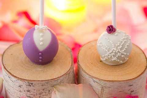 wedding austria cake pops
