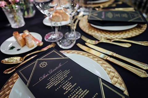 bat mitzwah vienna menu card