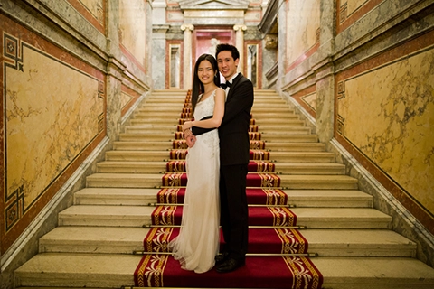 verlobungsshooting wien hotel imperial