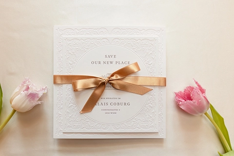 letterpresse wedding invitation herz&co