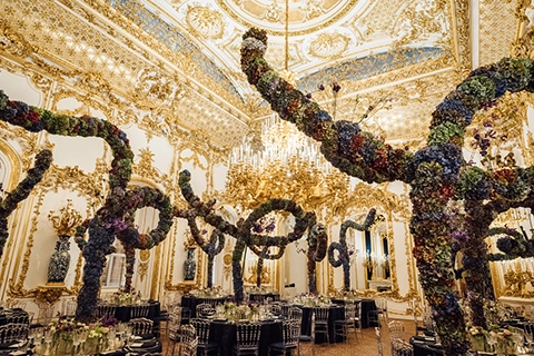 Wedding City Palace Liechtenstein Flower Decoration