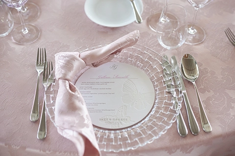 menükarte letterpress hochzeit