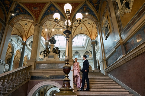 verlobungsshooting im mak wien