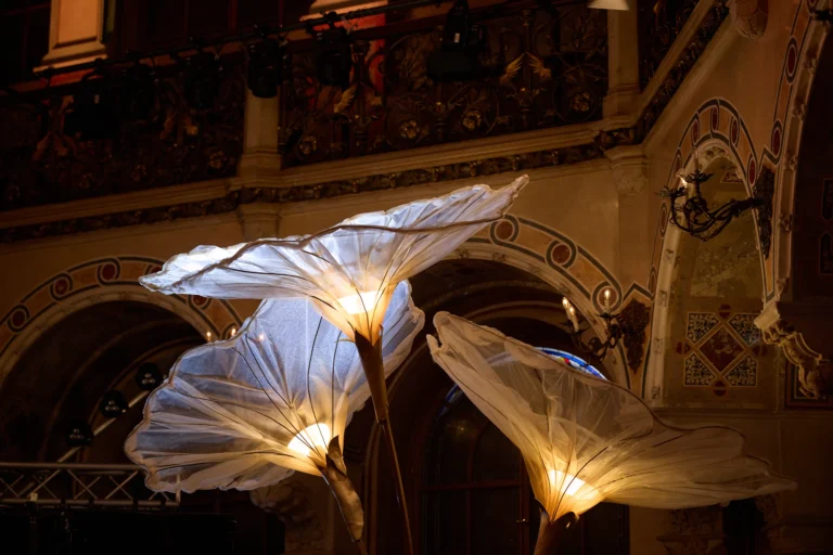 flower decoration at palais ferstel
